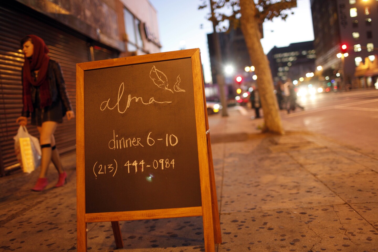 Located downtown on Broadway, Alma is unassuming from the outside, to say the least