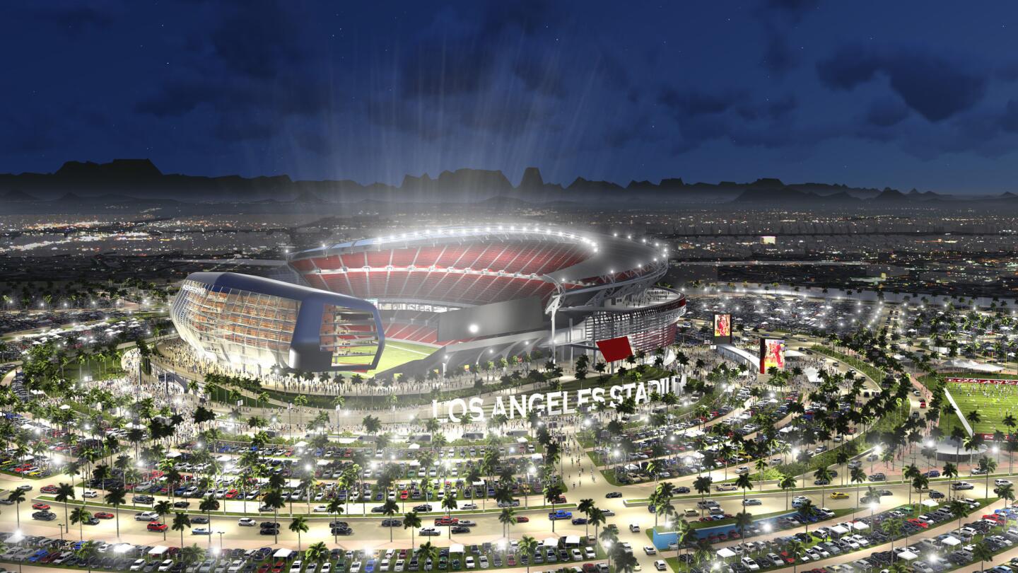 The proposed NFL stadium for the Raiders and Chargers in Carson would cost $1.7-billion.