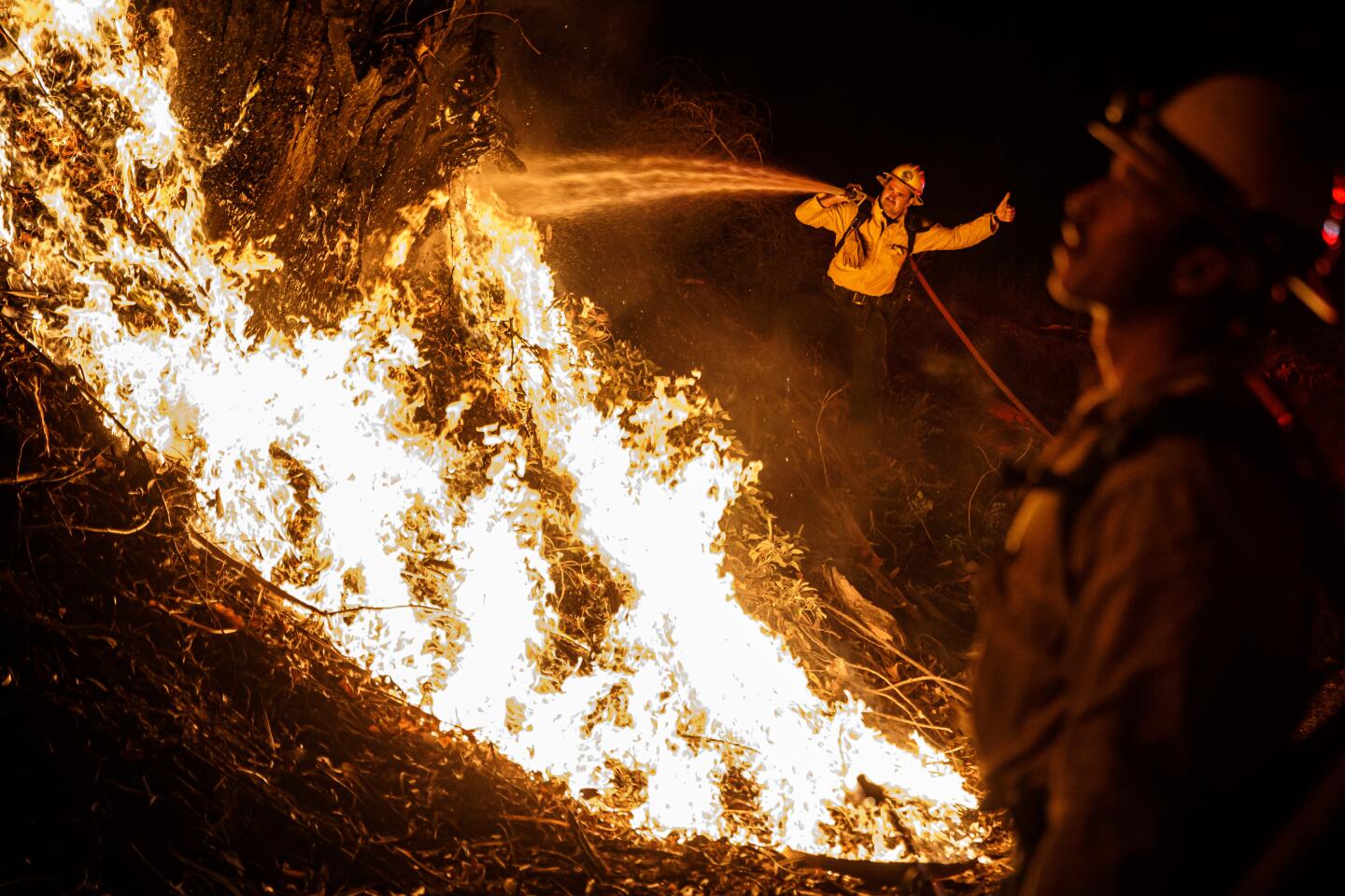 Maria fire in Ventura County