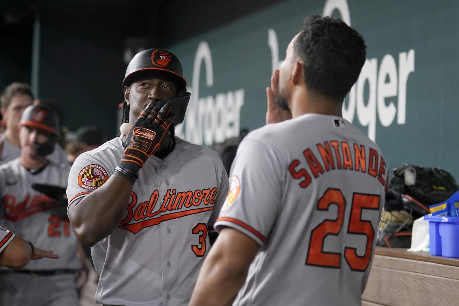 Baseball: Orioles' Jorge Mateo takes one for the team to beat Rangers
