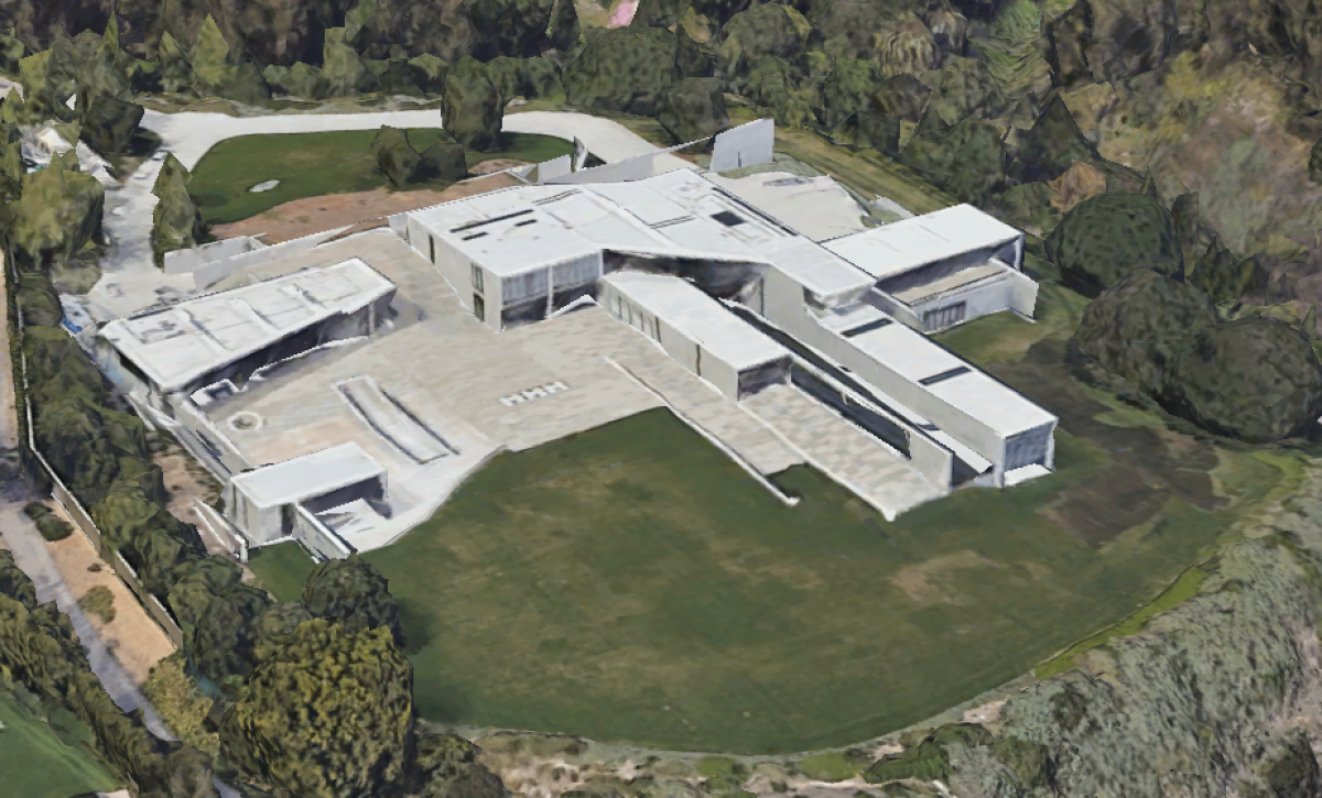 An aerial view of Beyoncé and Jay-Z's new Malibu compound
