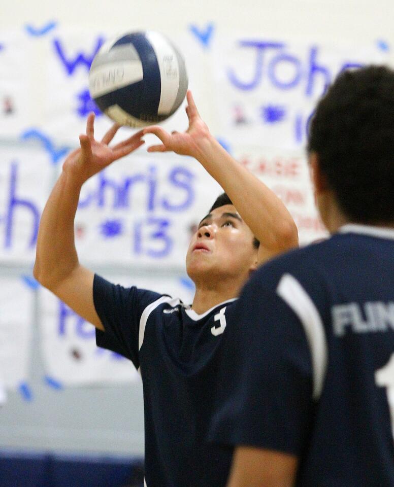 Photo Gallery: First round CIF boys volleyball, Flintridge Prep vs. Nuview Bridge