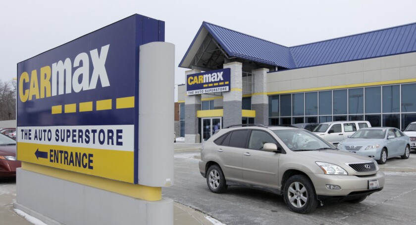 Two California consumer groups want CarMax to stop selling used cars that have been recalled but have not been repaired. CarMax says it informs buyers of any open recalls on the cars it sells.