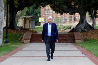 LOS ANGELES, CA - JULY 31: Gene Block , 74, the current and 6th chancellor of the University of California, Los Angeles (UCLA) since August 2007, on the campus of UCLA on Monday, July 31, 2023 in Los Angeles, CA. (Gary Coronado / Los Angeles Times)