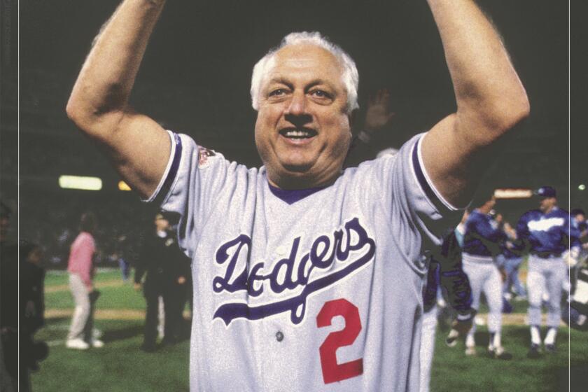 "Tommy Lasorda: A Baseball Life, A Dodger’s Heart” magazine, a Los Angeles Times special edition 