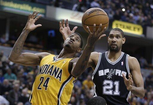 Ginobili leads Spurs past Pacers - The San Diego Union-Tribune