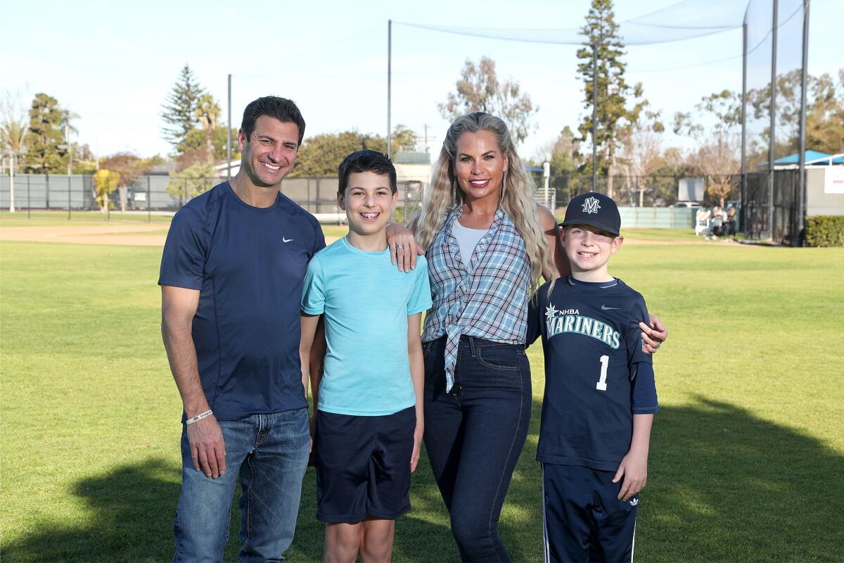 Dan and Alicia Tarman have two sons, Leo (13) and Miles (9), who are registered to play in the Newport Harbor Baseball Assn.