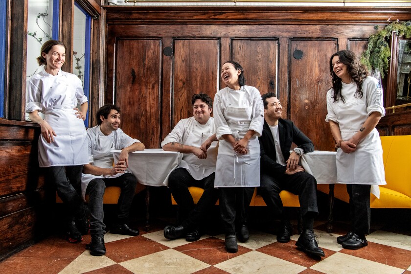 The Horses restaurant team.