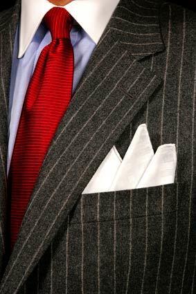 Step by step on how to fold a pocket square