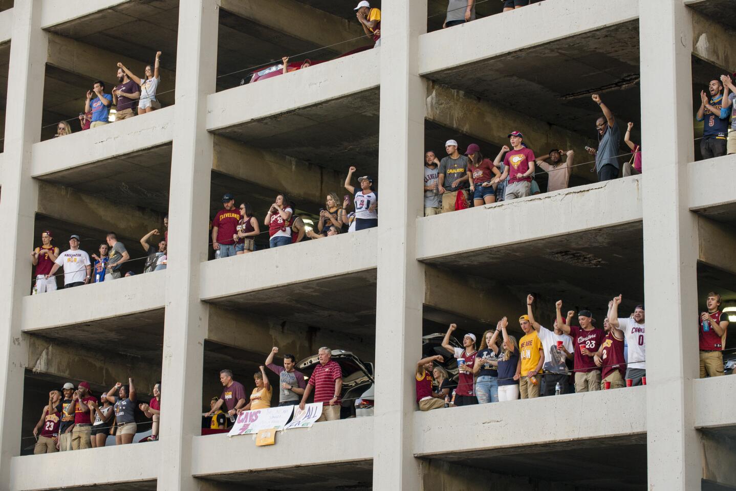 Cleveland Cavaliers Fans Watch Game Seven In Cleveland