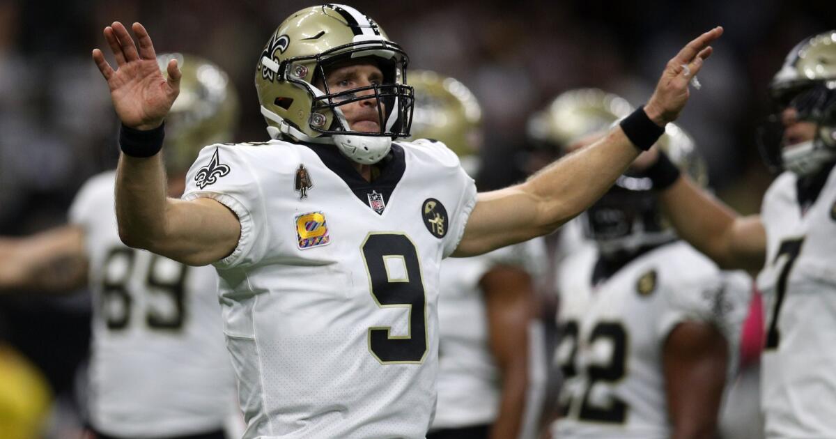 Brees, Saints survive tough opener against Vikings - The San Diego  Union-Tribune