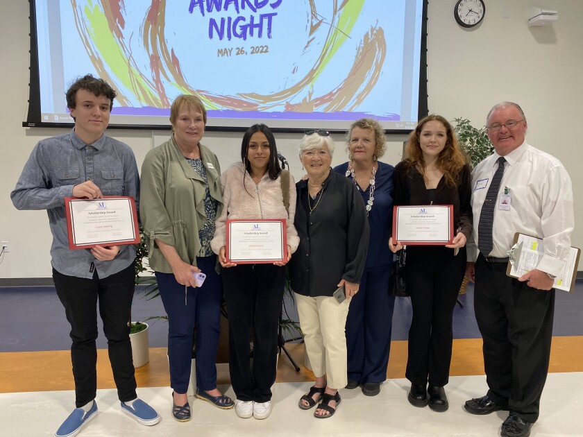 Assistance League members and scholarship recipients