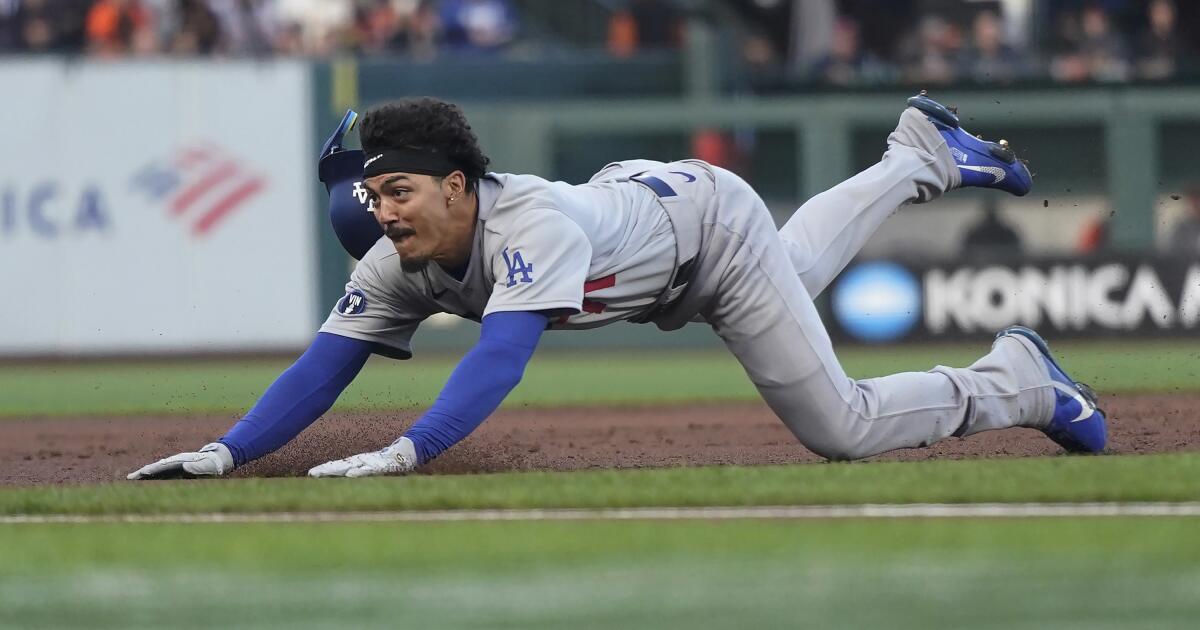 Miguel Vargas still impressing Dodgers despite swingless spring - Los  Angeles Times