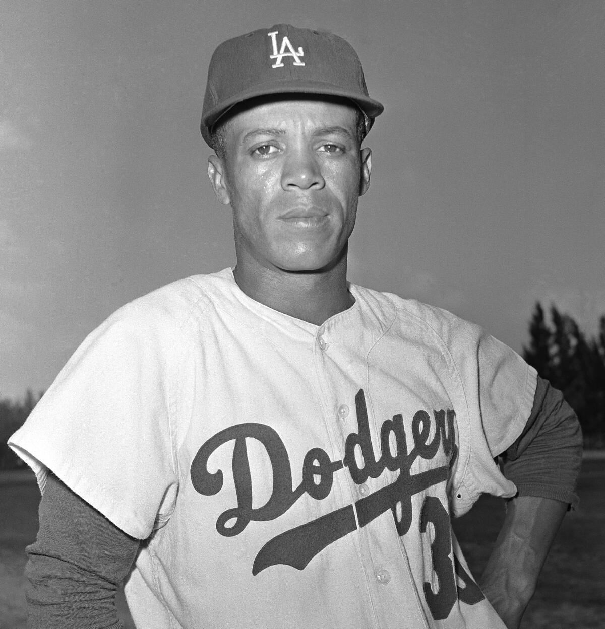 Dodgers shortstop Maury Wills in 1962.