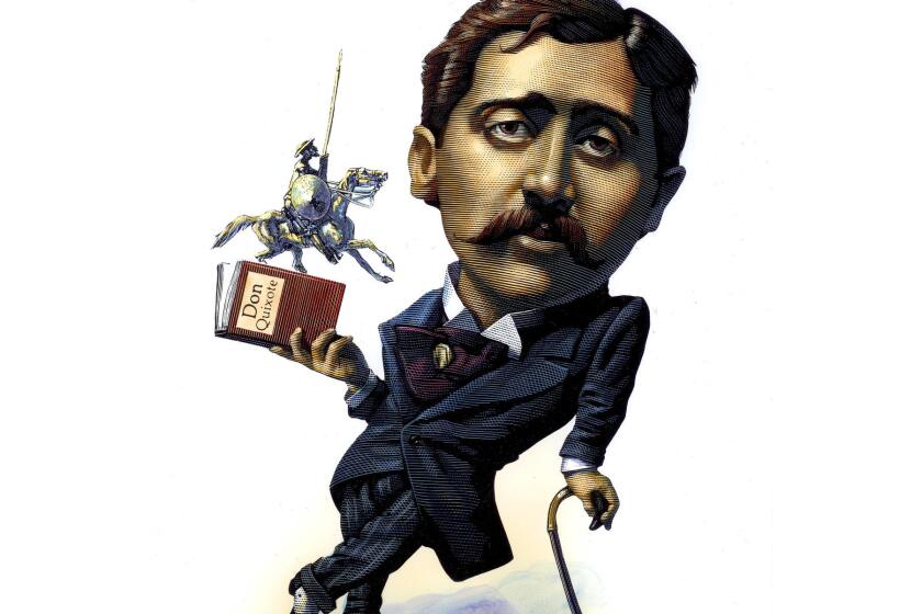 An illustration of Marcel Proust, who is the subject of an exhibition at New York's Morgan Library.