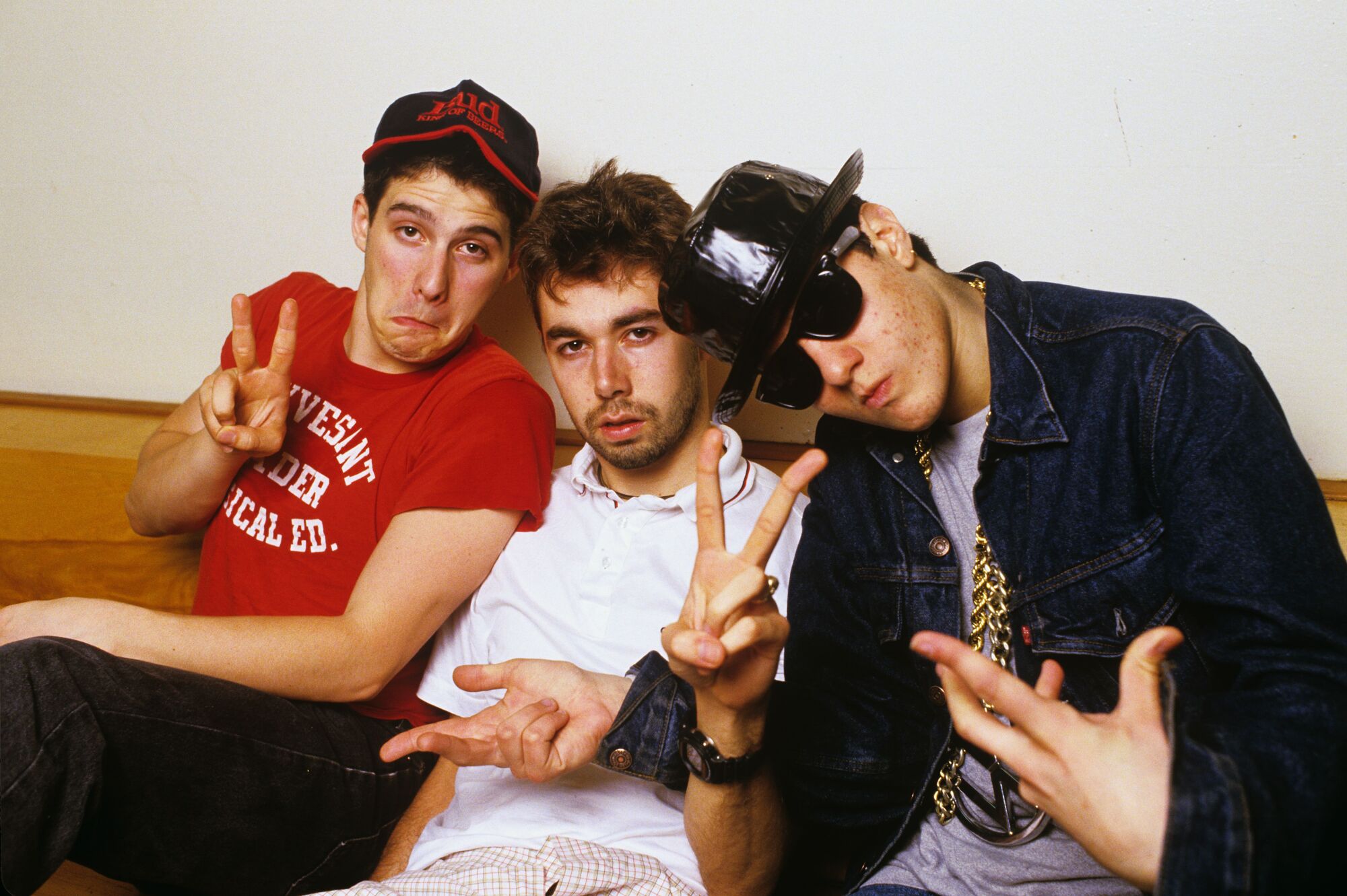 The Beastie Boys in 1980: from left, Adam Horovitz, Adam Yauch and Mike Diamond.