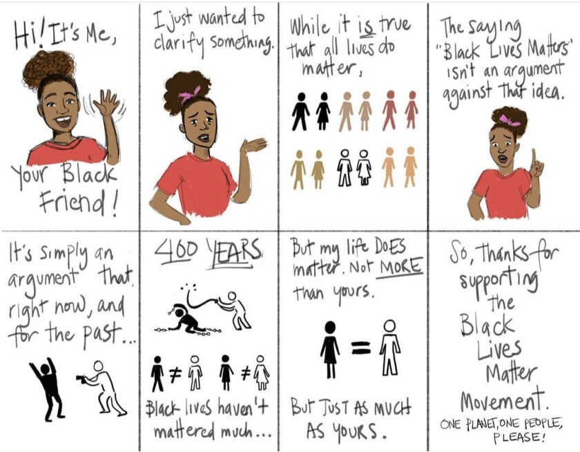 Larissa Marantz's Black Lives Matter comic