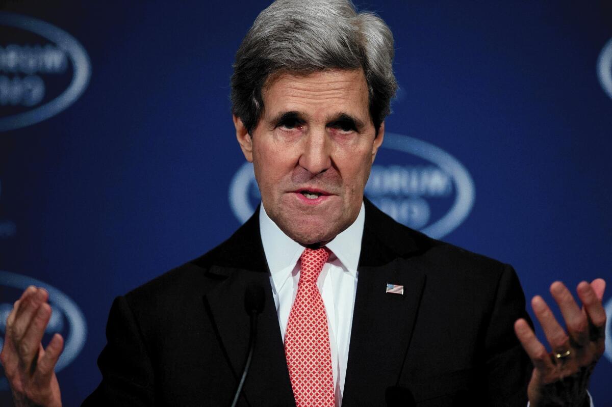 Secretary of State John F. Kerry is expected to argue against a proposal to further reduce Iran's oil revenue when he testifies Tuesday before the House Foreign Affairs Committee.