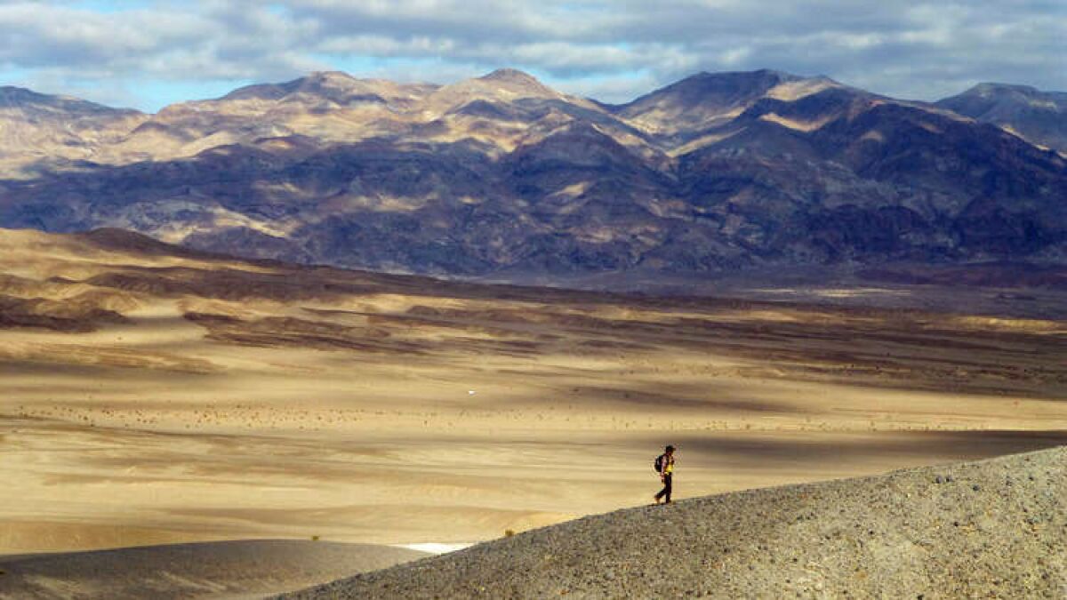 The Salt Creek area of Death Valley National Park, where fees are waived Nov. 2 to celebrate the park's 25th year.
