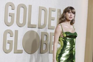 Taylor Swift on the red carpet of the 81st Annual Golden Globe Awards