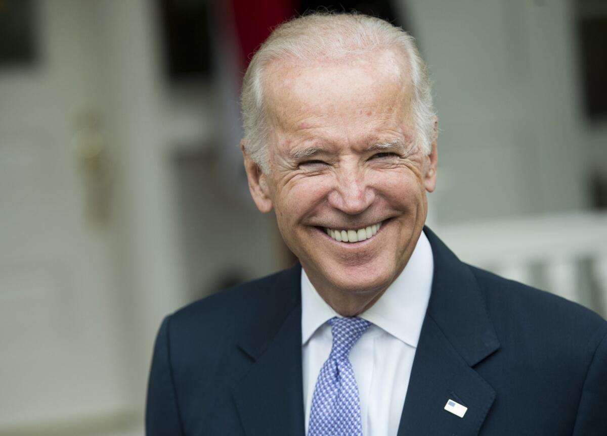 Vice President Joe Biden is visiting L.A. on Monday.