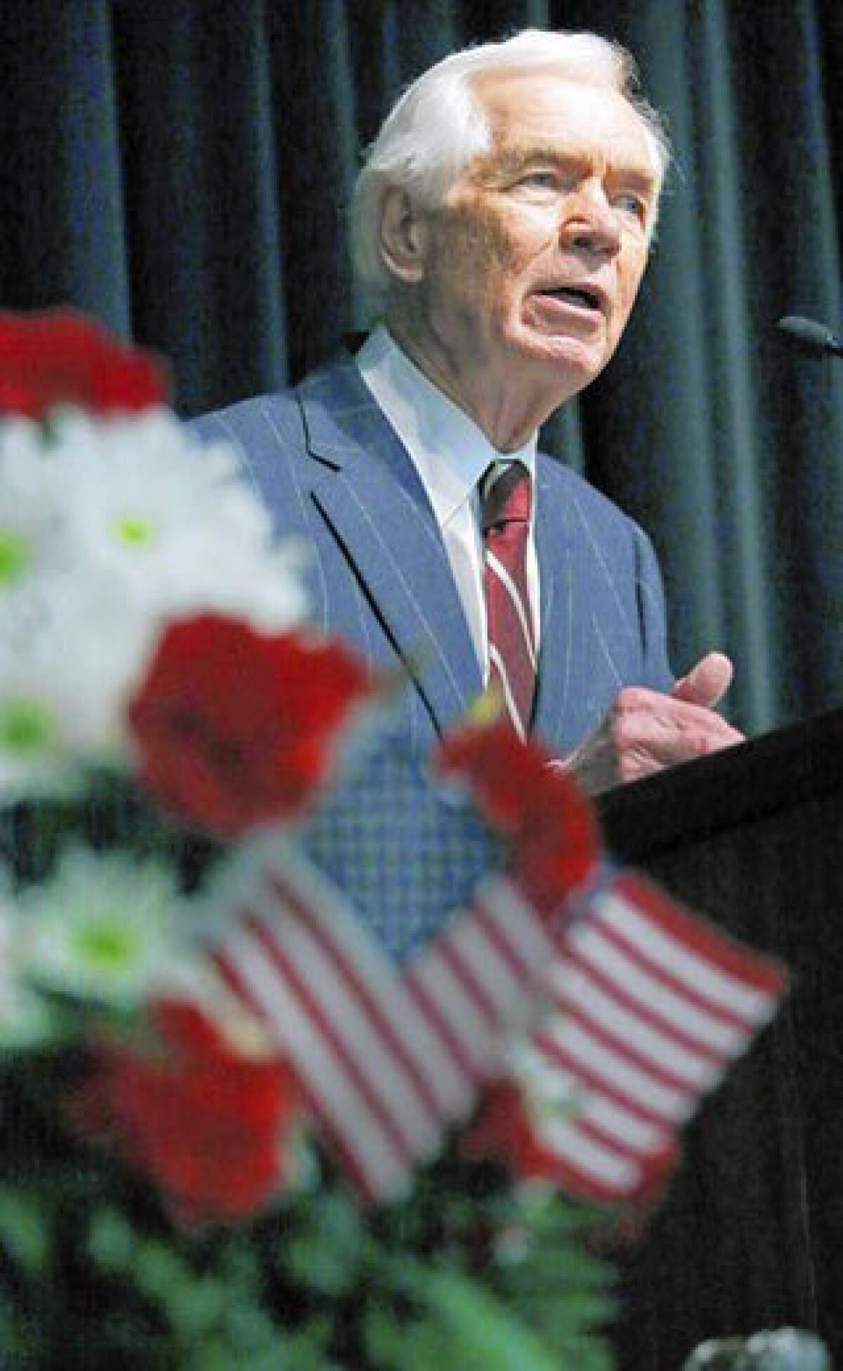 Sen. Thad Cochran (R-Miss.), facing a tough primary challenge from the tea party, recently told the Pearl, Miss., Chamber of Commerce that government “has played an important role in creating the environment that sustains economic growth and job creation.”