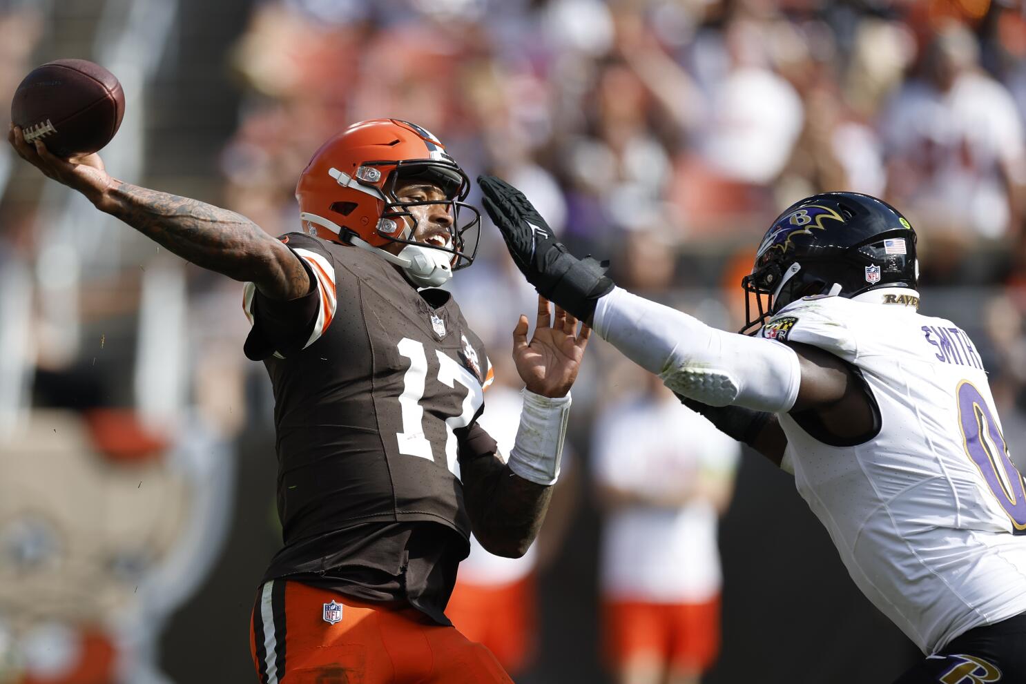 Browns rookie QB Thompson-Robinson has brutal NFL debut