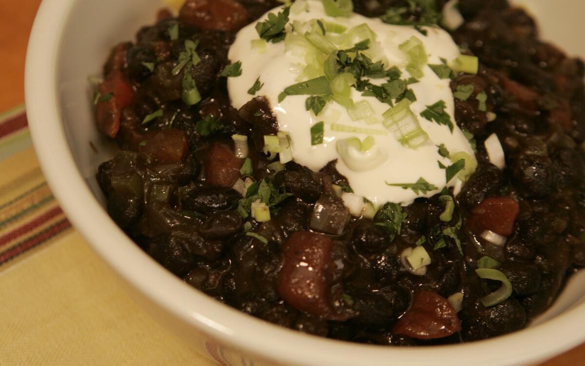 Black bean chili