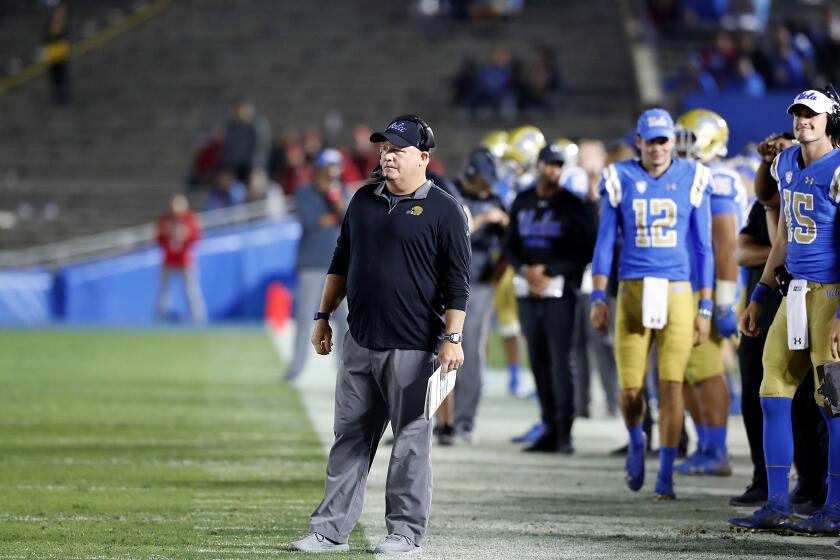 Luis Sinco  Los Angeles Times CHIP KELLY’S team drew an average of 51,164 fans to home games last season, UCLA’s lowest since 1999.