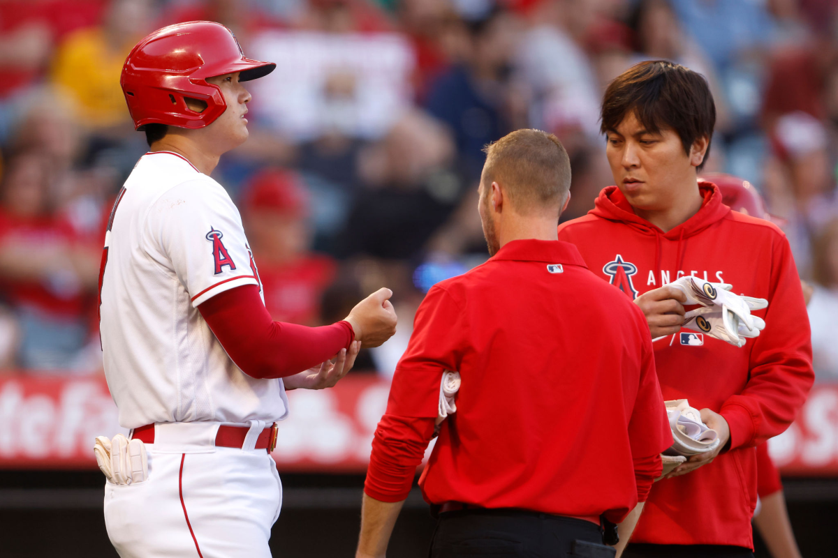 Shohei Ohtani overcomes injury scare in Angels' win vs. Padres