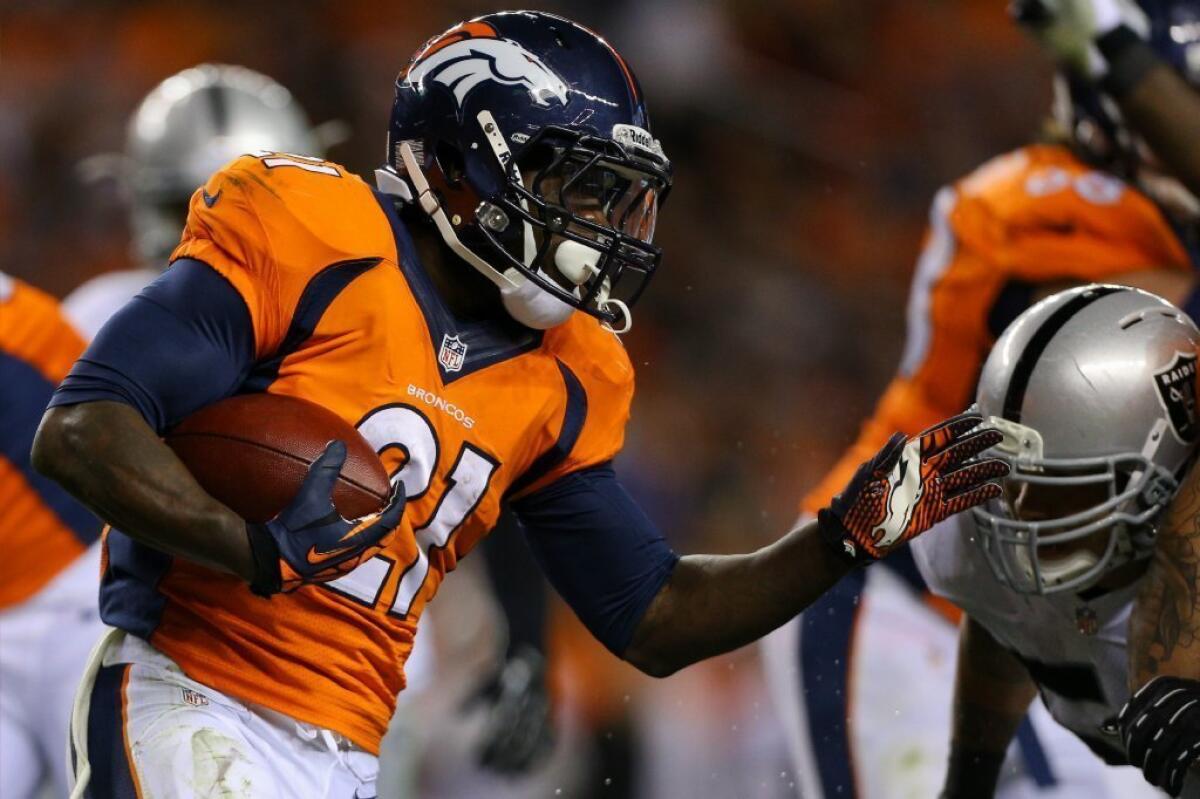 Ronnie Hillman showed his prowess running -- and in playing rock, paper, scissors.