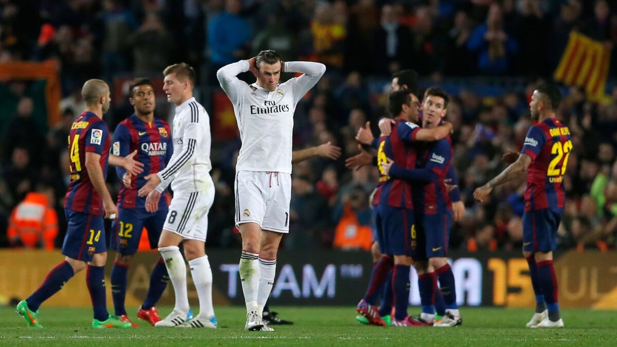 In a match on March 22, 2015, FC Barcelona beat Real Madrid 2-1.