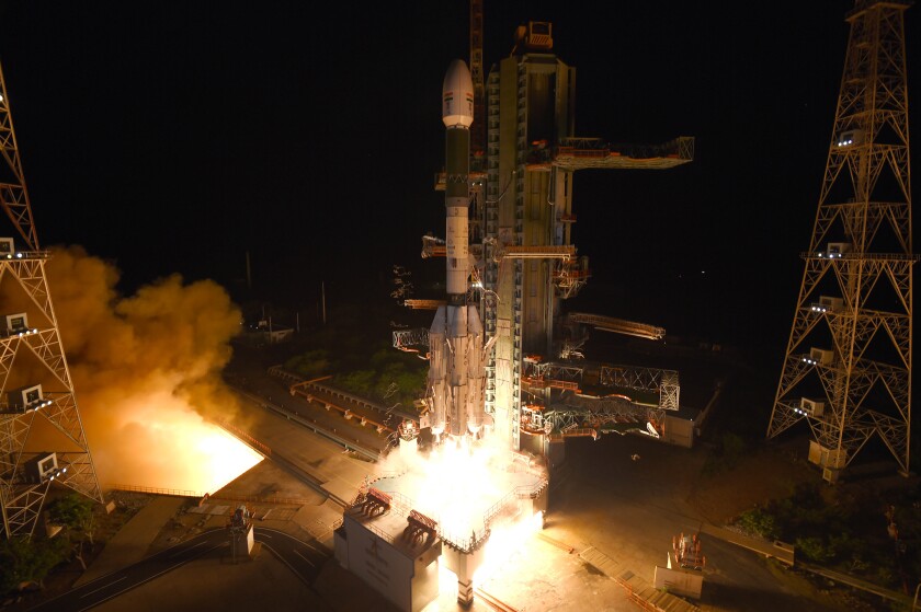 Satellite launch in India