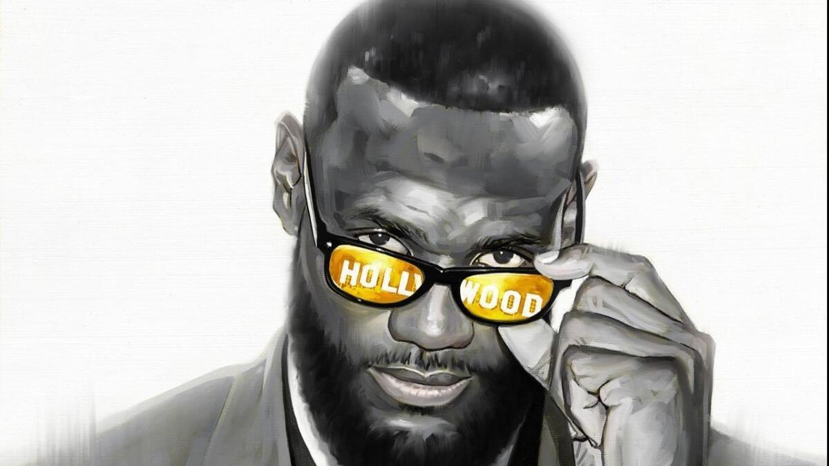 LeBron James goes Hollywood. Is that a good thing? A Los Angeles Times reader weighs in.