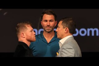 VIDEO: Canelo insulta a Golovkin en presentación en Hollywood