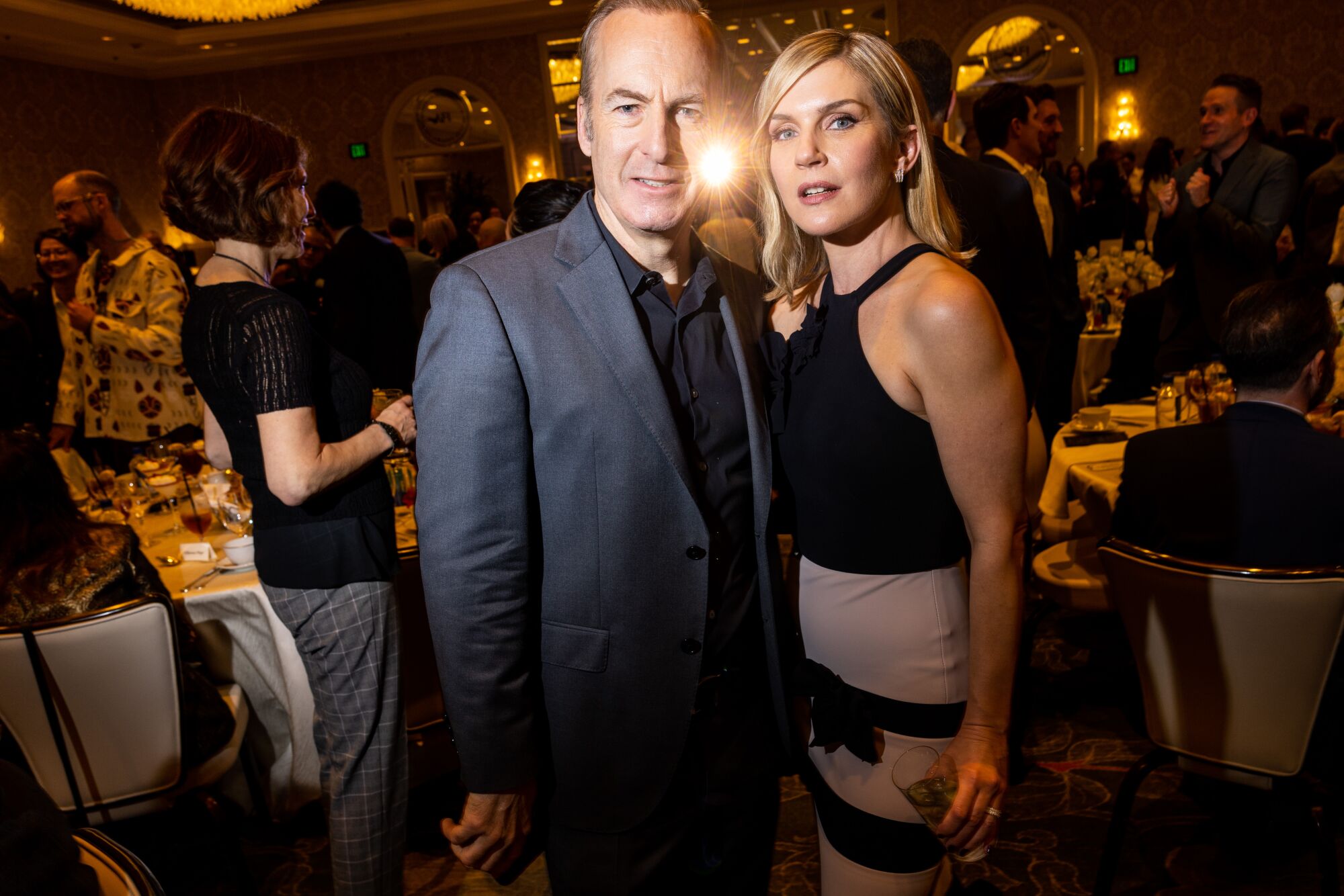 Bob Odenkirk and Rhea Seehorn of AMC's "Better Call Saul."