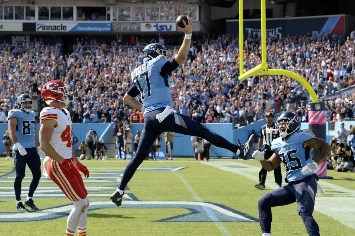 tennessee titans at kansas city chiefs