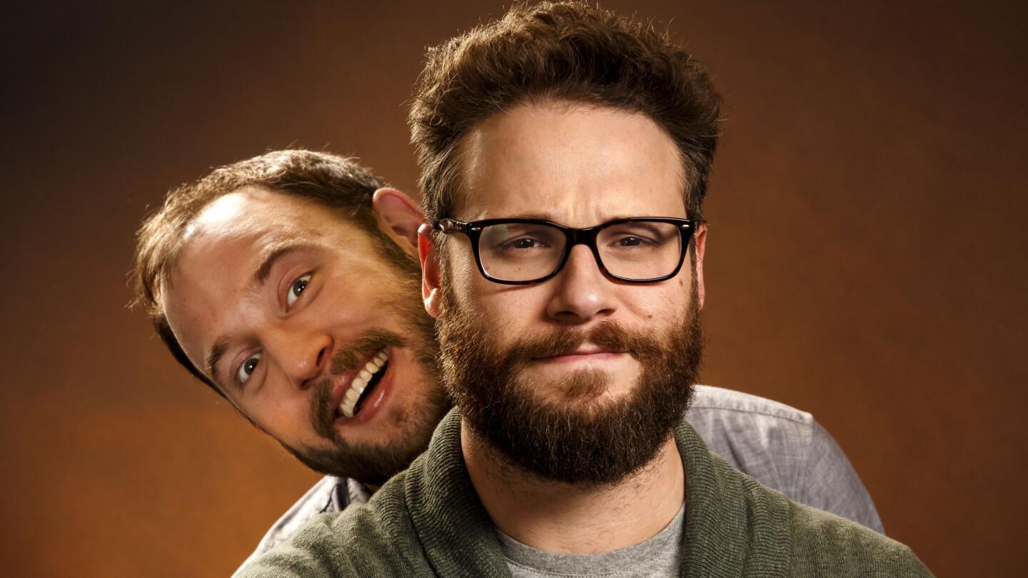 Celebrity portraits by The Times | Seth Rogen and Evan Goldberg