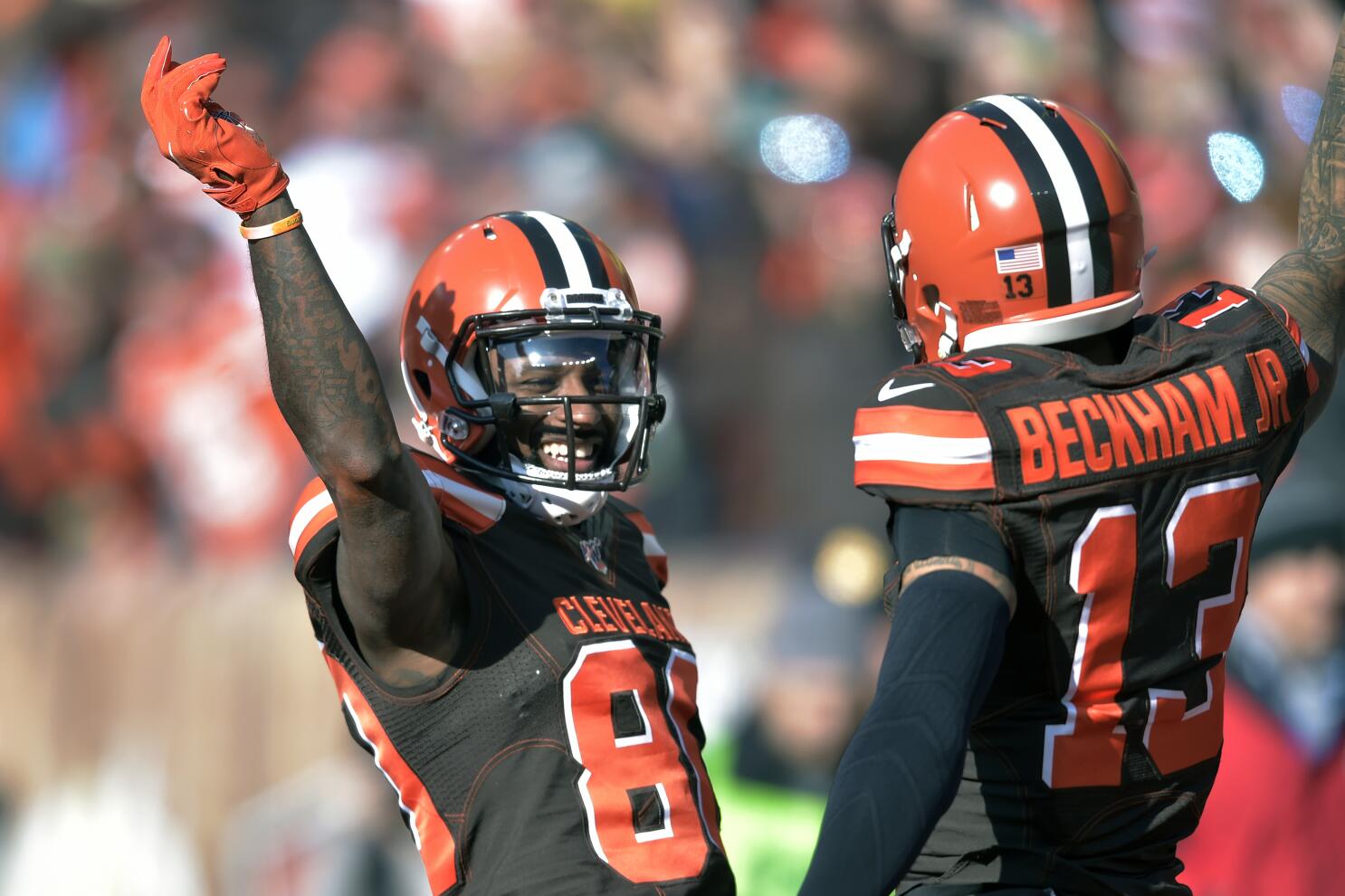 Odell Beckham Jr Cleveland Browns Catch v Cincinnati Bengals 2019