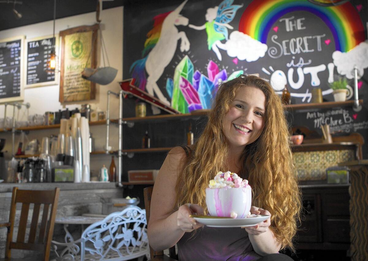 Joanna Czikalla is the owner of Creme and Sugar, a dessert shop in Anaheim Hills.