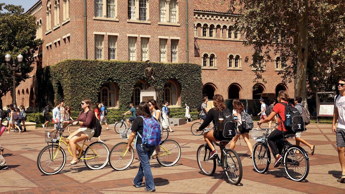 In the 2016-17 academic year, USC enrolled the most international students of all California universities, a new survey found.