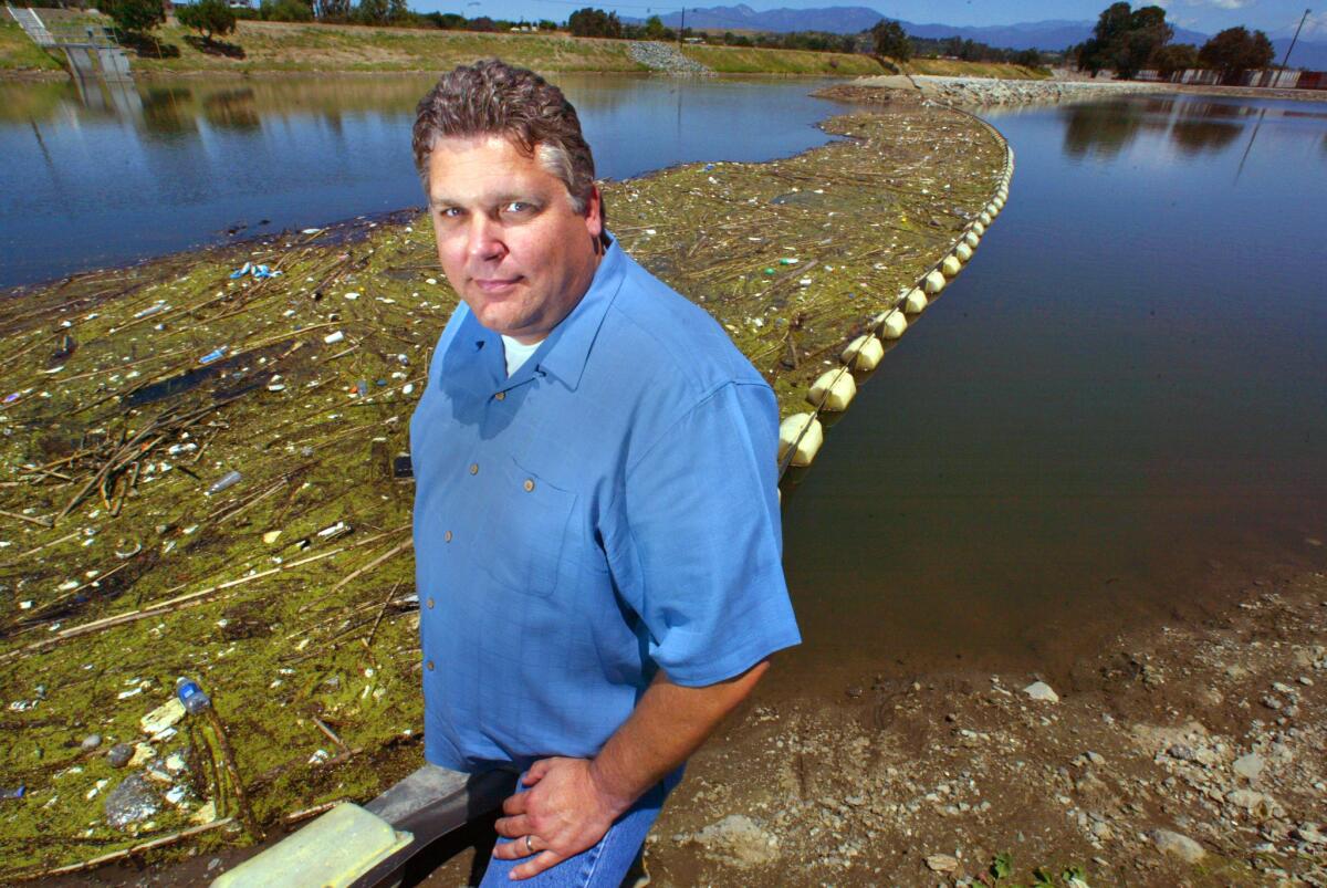 Water Replenishment District General Manager Robb Whitaker, shown in 2005, said of hiring Latham & Watkins, "Based on the complexity of the case, we went to an hourly rate to better track legal activity."