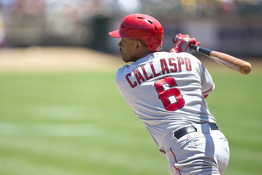 Angels third baseman Alberto Callaspo reportedly is drawing interest from the New York Yankees.