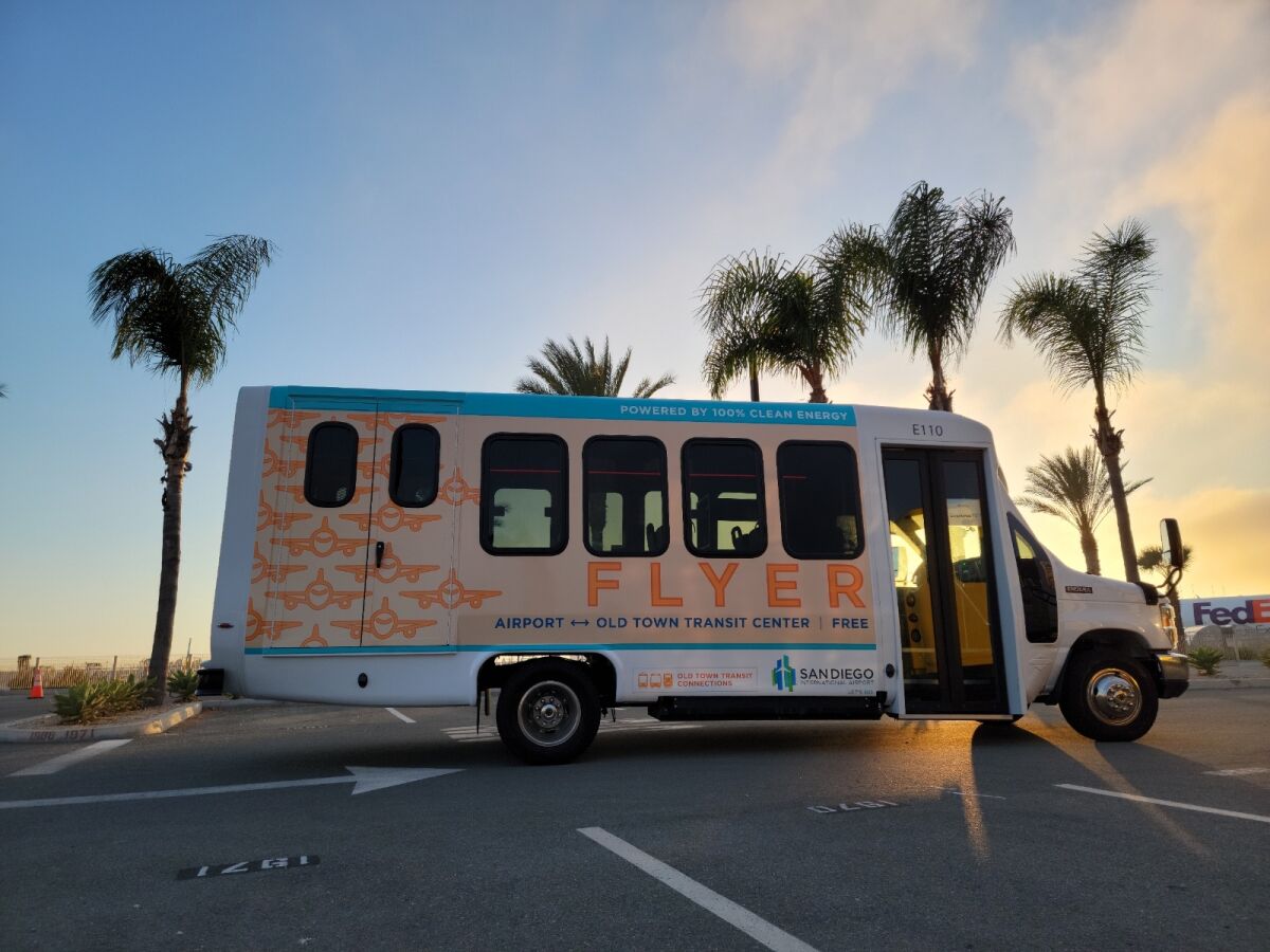 Free Old Town shuttle bus.