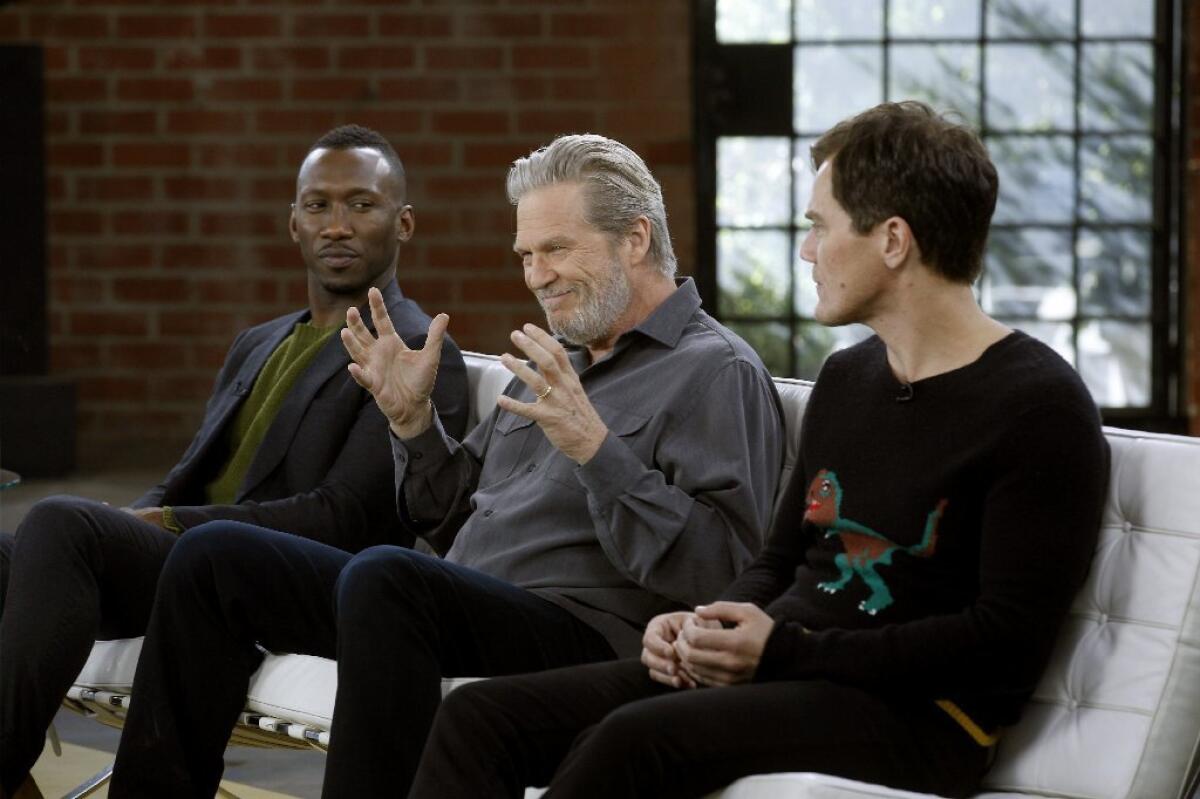 Mahershala Ali, Jeff Bridges and Michael Shannon.