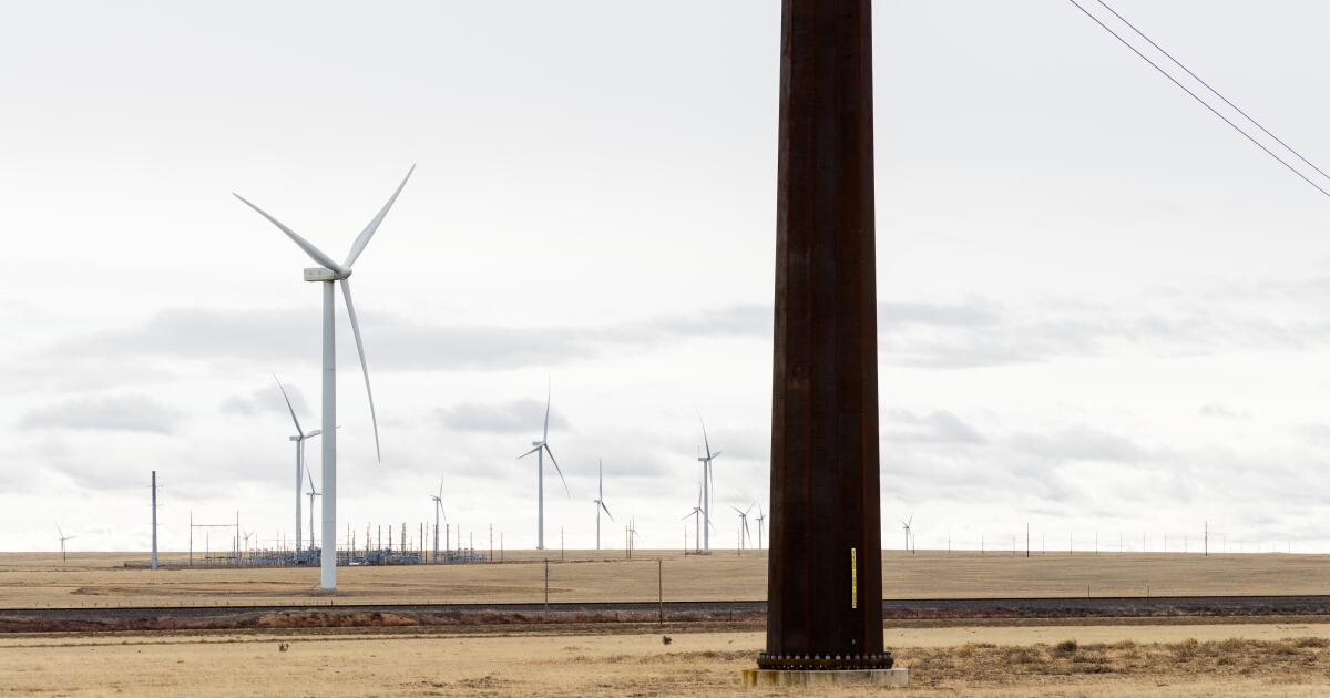 Le plus grand projet éolien américain sera mis en ligne le mois prochain