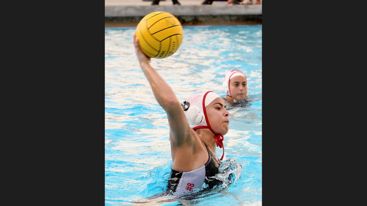 Photo Gallery: Crescenta Valley vs. Burroughs in a Pacific League girls' water polo match