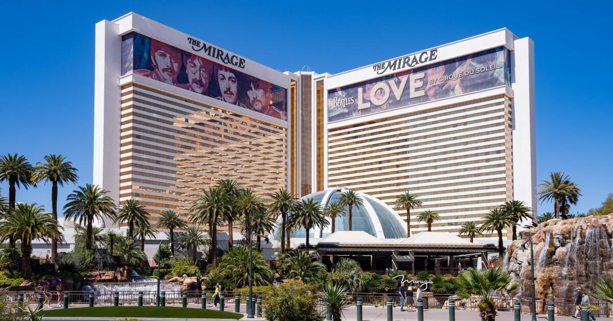 Las Vegas’ Mirage Resort to close after 34-year run