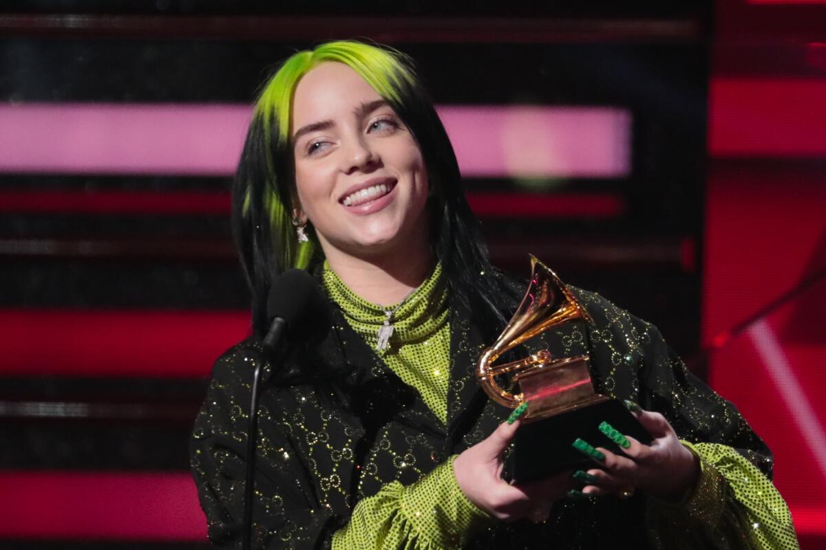 Billie Eilish Grammys Sweep Made History in These 6 Ways - GoldDerby