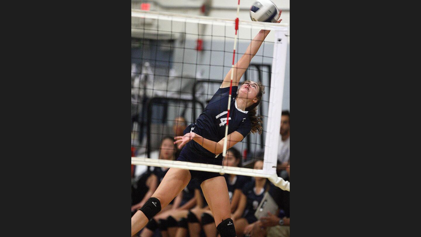 Photo Gallery: Flintridge Prep vs. Pasadena Poly in Prep League girls' volleyball